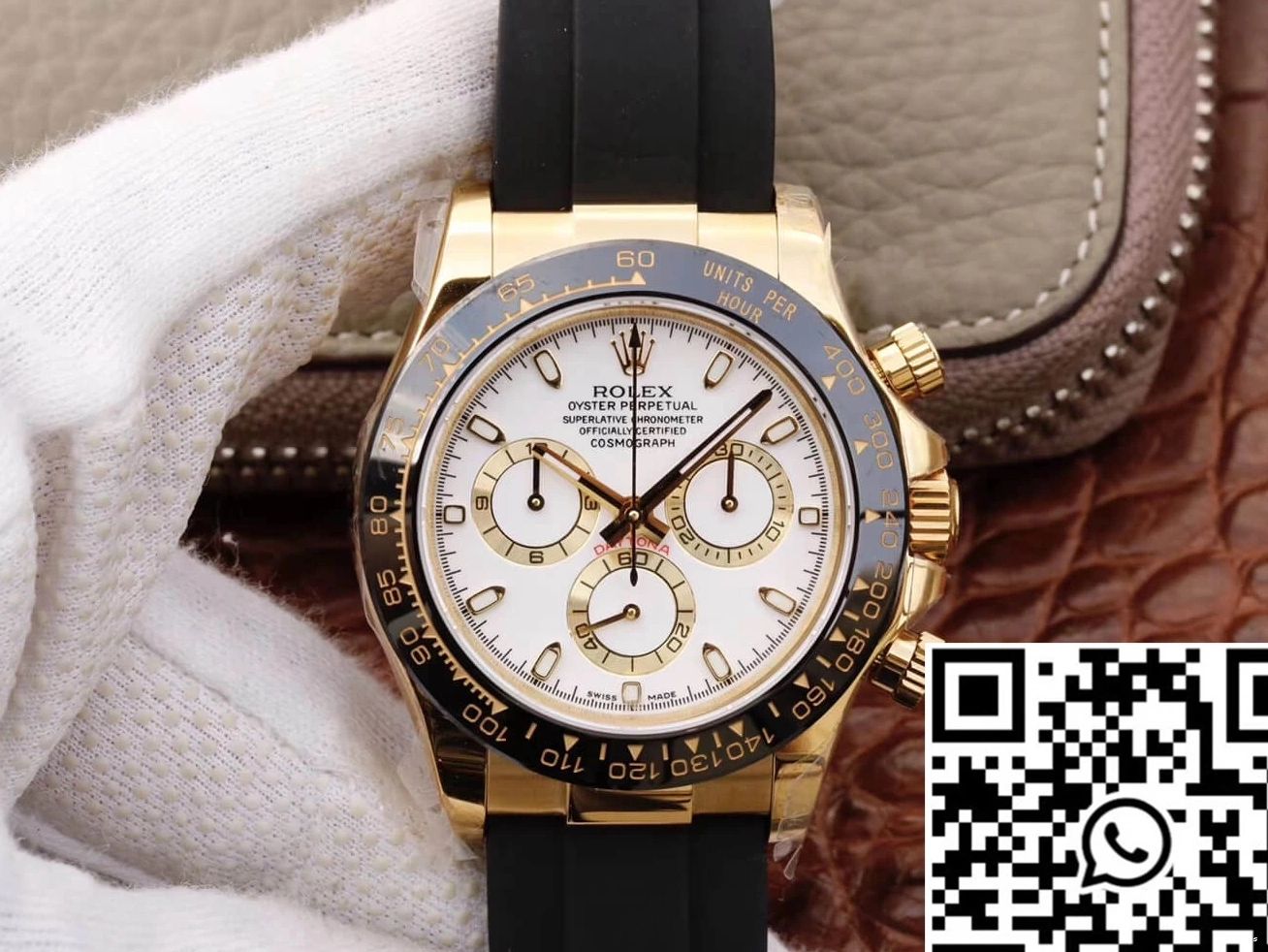 JH Daytona M116518ln-0041 Cosmograph Factory Rolex White Dial 0524